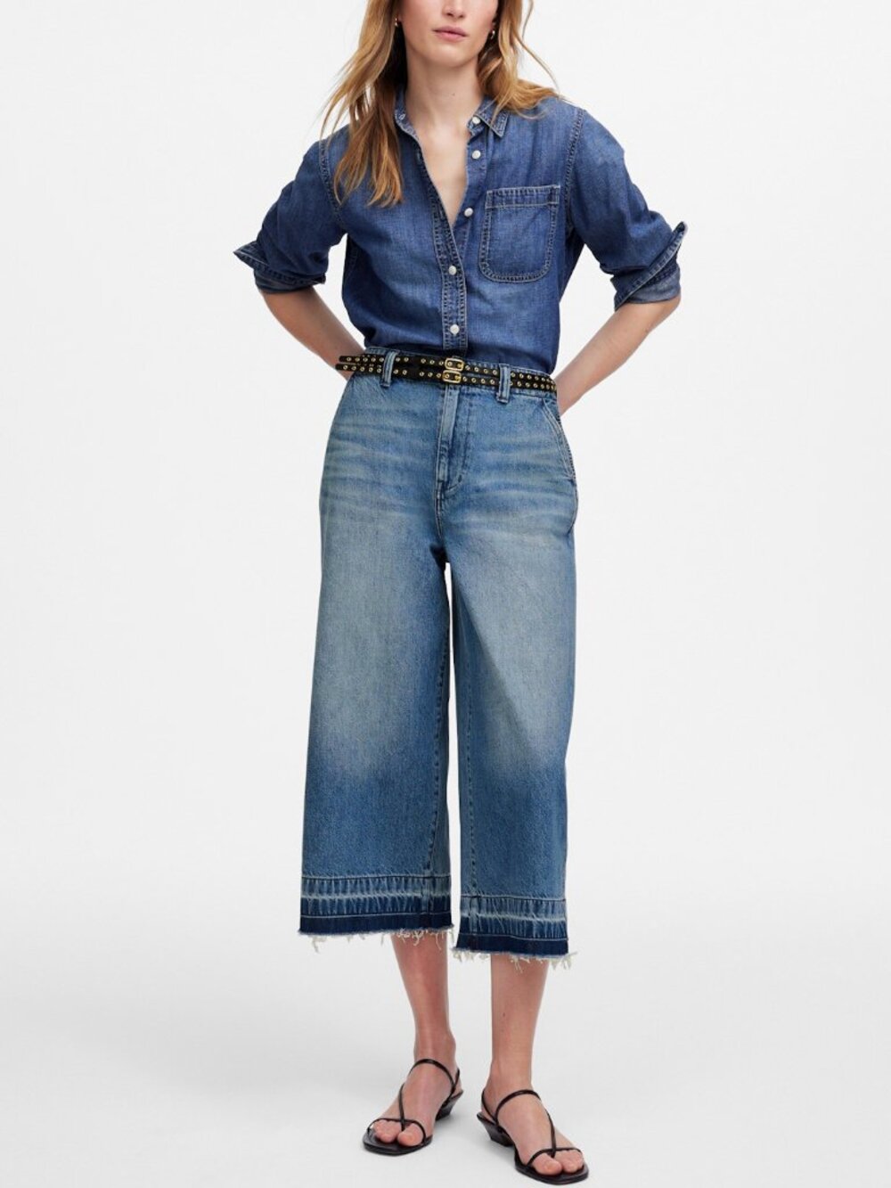 NWT Madewell Denim Culottes Size 27